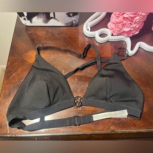 Victoria’s Secret VS logo triangle bikini top LIKE NEW